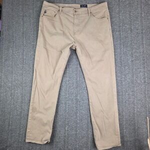 AG Adriano Goldschmied Pants Men 40x32 Everett Slim Straight Khaki Academia
